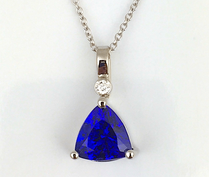 Tanzanite shop birthstone necklace