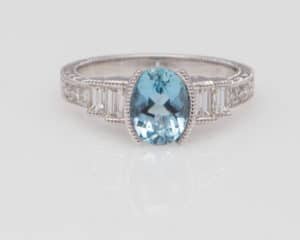 shans aquamarine diamond ring