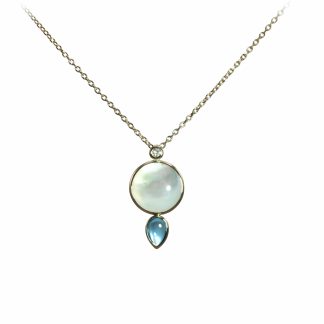 Olivia B Mother of Pearl Pendant