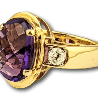 Mid-Century Amethyst Ring