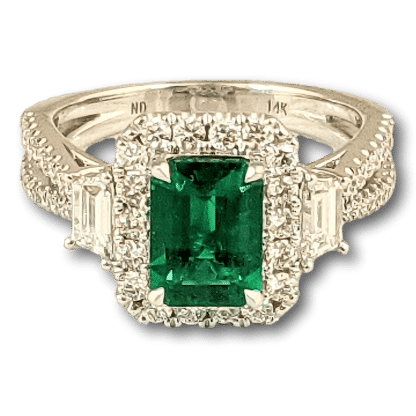 Exceptional Emerald & Diamond Ring
