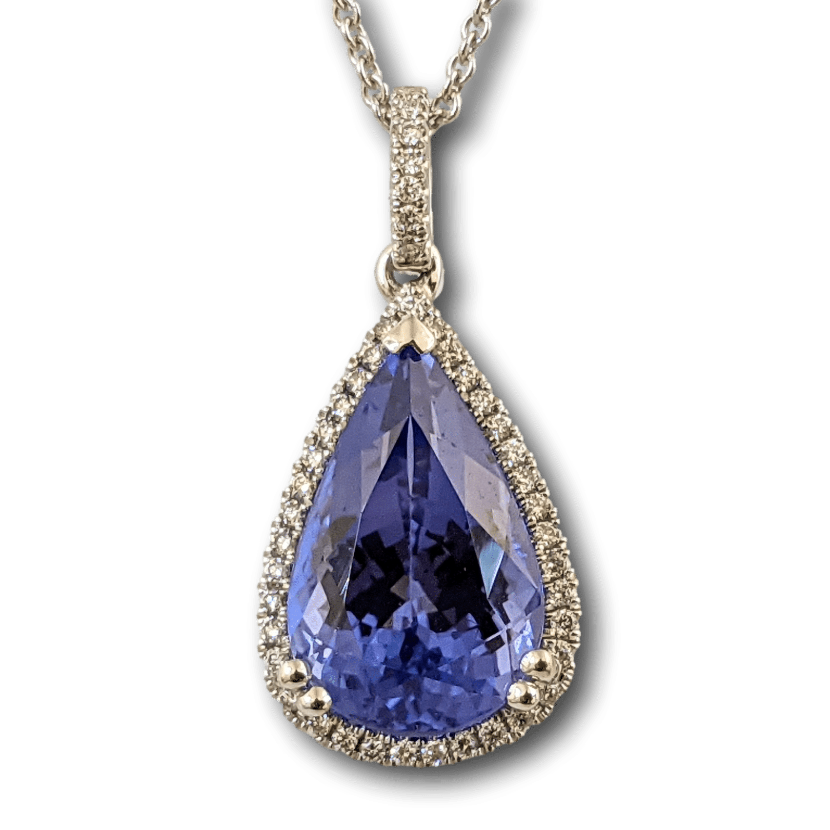 Tanzanite Pear Shape Pendant | Copeland Jewelers