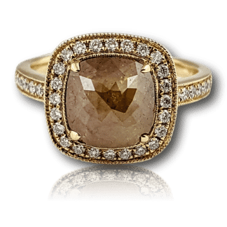 Caramel Diamond Ring
