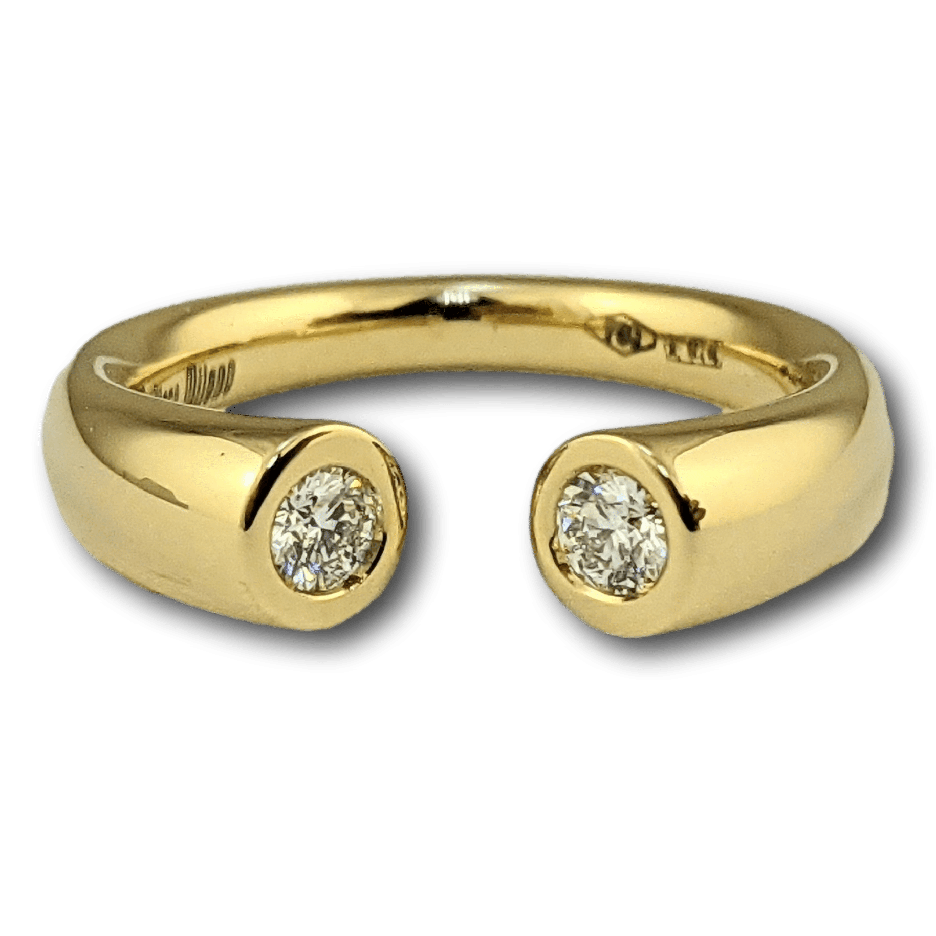 Italian Designer Fashion Ring - 18K Yellow Gold - Diamond: 0.85ct | Da  Vinci Fine Jewelry, Inc.