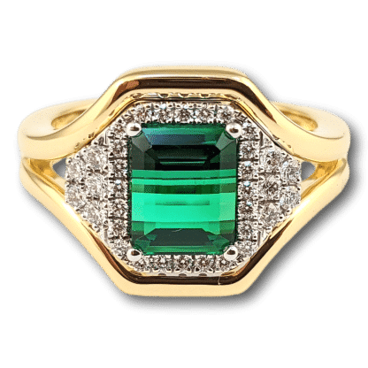 Spark Creations Green Tourmaline Ring