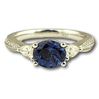 Philip Zahm Sapphire Ring