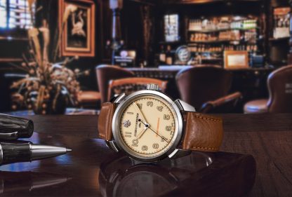 Cuervo y Sobrinos Historiador Hemingway Watch-Cream Dial