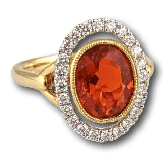 Fire Opal Ring - Spark Creations