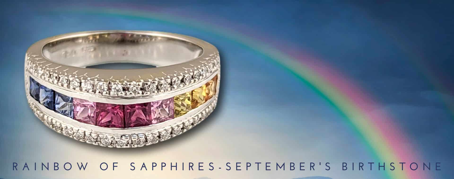 rainbow sapphire ring banner